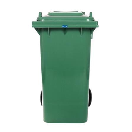 SQUARE DUSTBIN WITH WHEEL ACCO 240L GREEN [EXCLUSIVE FROM HOMEPRO THAILAND]