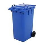 SQUARE DUSTBIN WITH WHEEL ACCO 240L BLUE [EXCLUSIVE FROM HOMEPRO THAILAND]