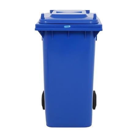 SQUARE DUSTBIN WITH WHEEL ACCO 240L BLUE [EXCLUSIVE FROM HOMEPRO THAILAND]