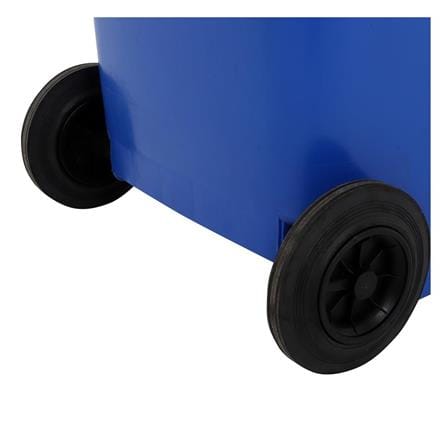SQUARE DUSTBIN WITH WHEEL ACCO 240L BLUE [EXCLUSIVE FROM HOMEPRO THAILAND]