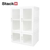 3-TIER WARDROBE STACKO CLAIRE 69X50X104CM WHITE [EXCLUSIVE FROM HOMEPRO THAILAND]
