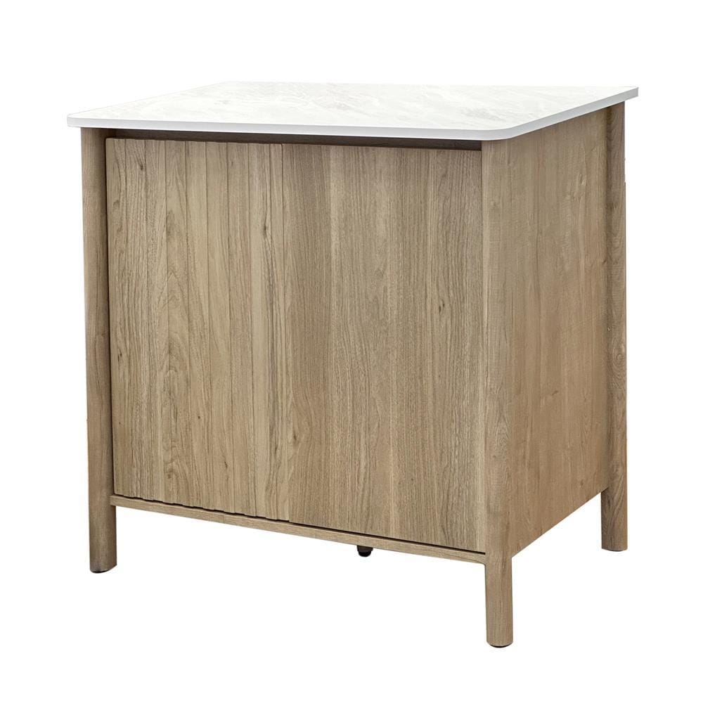 LOW CABINET FURDINI TERRA 80CM OAK/MARBLE PATTERN [EXCLUSIVE FROM HOMEPRO THAILAND]