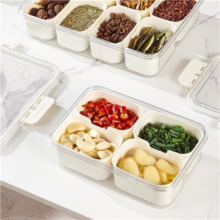 FRIDGE STORAGE BOX WITH 4 COMPARTMENT 1500ML