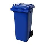 SQUARE DUSTBIN WITH WHEEL ACCO 120L BLUE [EXCLUSIVE FROM HOMEPRO THAILAND]