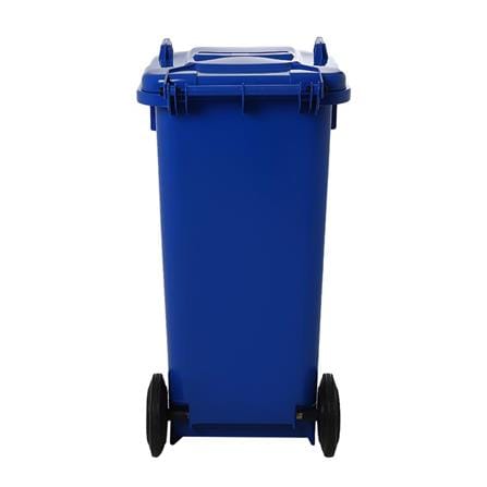 SQUARE DUSTBIN WITH WHEEL ACCO 120L BLUE [EXCLUSIVE FROM HOMEPRO THAILAND]