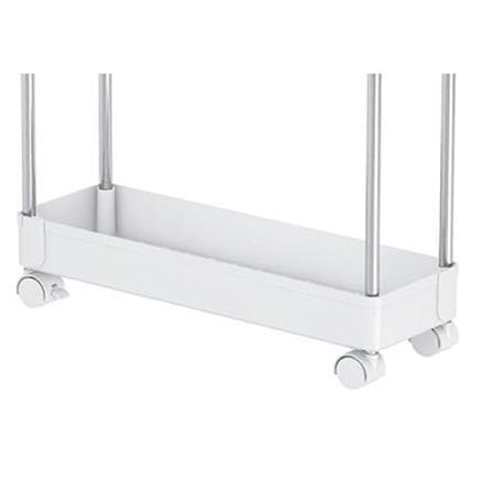 4-TIER ROLLING STORAGE CART KECH NIFTY 40X13X85CM WHITE [EXCLUSIVE FROM HOMEPRO THAILAND]
