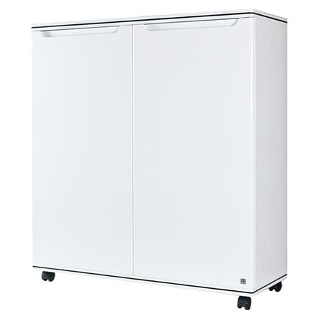 SHOE CABINET WITH 6 STORAGES KING SHCP-6T-W-WT-BO CURVE WHITE [EXCLUSIVE FROM HOMEPRO THAILAND]
