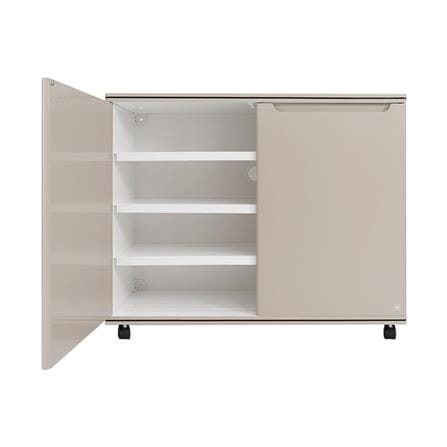 4-TIER SHOE CABINET KING CURVE TOFU [EXCLUSIVE FROM HOMEPRO THAILAND]