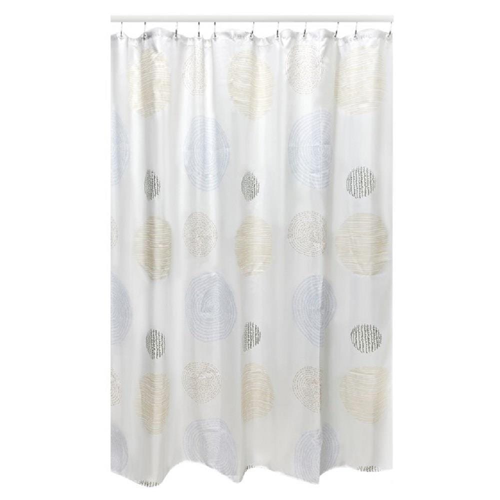 MOYA POLYESTER SHOWER CURTAIN ACS24325A 180X180CM WHITE CREAM