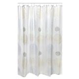 MOYA POLYESTER SHOWER CURTAIN ACS24325A 180X180CM WHITE CREAM