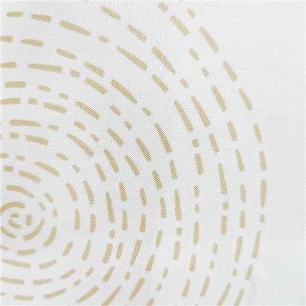 MOYA POLYESTER SHOWER CURTAIN ACS24325A 180X180CM WHITE CREAM