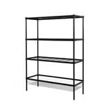 3-TIER SHELVING UNIT + 1 BASKET FURDINI LINEAR BLACK [EXCLUSIVE FROM HOMEPRO THAILAND]