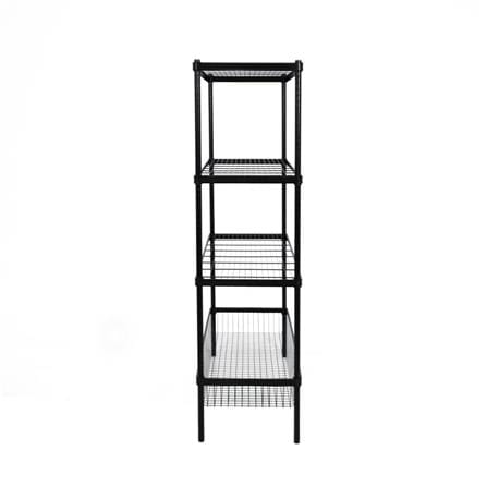 3-TIER SHELVING UNIT + 1 BASKET FURDINI LINEAR BLACK [EXCLUSIVE FROM HOMEPRO THAILAND]