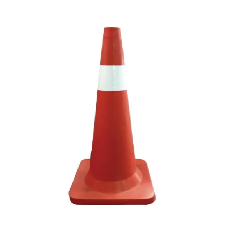 COLEX PE SAFETY CONE C/W 4" TAPE 30"x15"