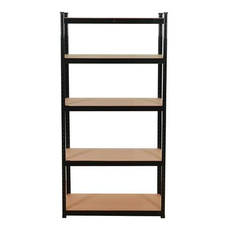 5-TIER SHELVING UNIT FURDINI HARV 90CM BLACK