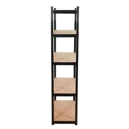 5-TIER SHELVING UNIT FURDINI HARV 90CM BLACK