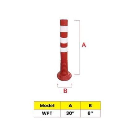 COLEX PU FLEXIBLE WARNING POST C/W TAPE 30" WPT