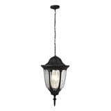 PRE-ORDER BRIGHT OBJECTIVES PENDANT OUTDOOR LAMP 8814/P 900MM E27 BLACK