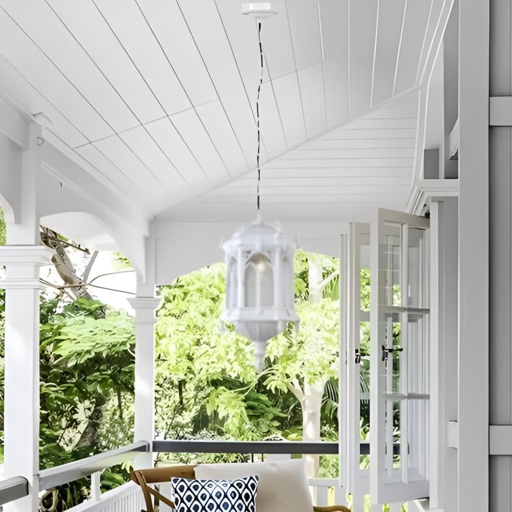 PRE-ORDER BRIGHT OBJECTIVES PENDANT OUTDOOR LAMP 8812/P 900MM E27 WHITE