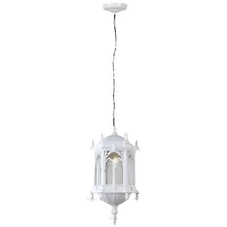 PRE-ORDER BRIGHT OBJECTIVES PENDANT OUTDOOR LAMP 8812/P 900MM E27 WHITE