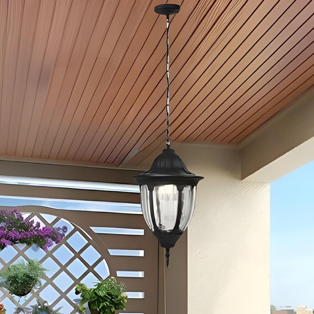 PRE-ORDER BRIGHT OBJECTIVES PENDANT OUTDOOR LAMP 8813/P 900MM E27 BLACK