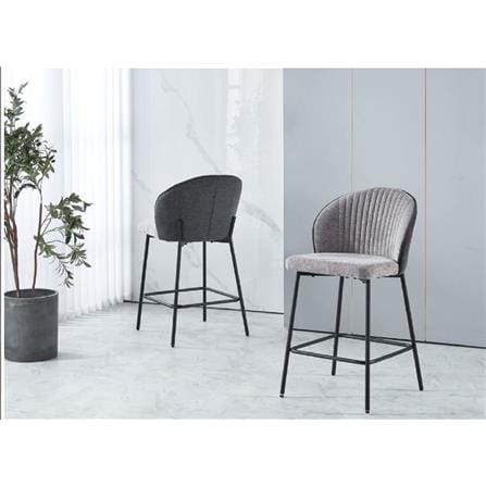 BAR CHAIR EDWD5343 FLGY LIGHT GREY