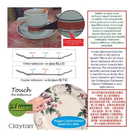 CLAYTAN 8 PCS COUPLE SET -CRIMSON BLUE