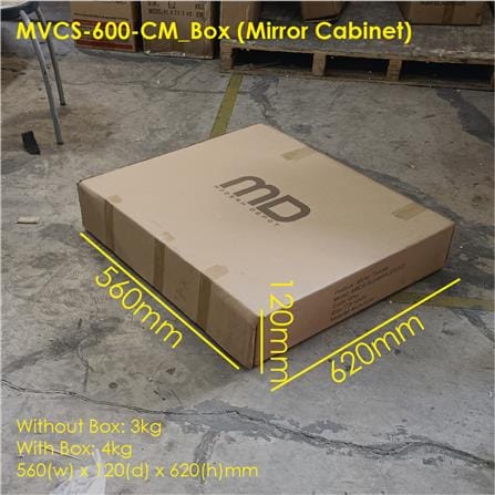 MD COUNTER WASHBASIN  MVCS-600-CM CREAM