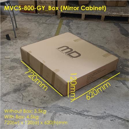 MD COUNTER WASHBASIN MVCS-800-GY GREY