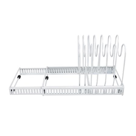 EXTENDABLE COOKWARE LID RACK (30-58.5 CM) KECH WHITE