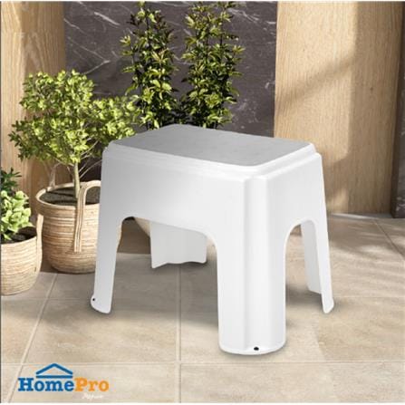 TALL CHAIR SQUARE 24X34X30CM PLIM WHITE