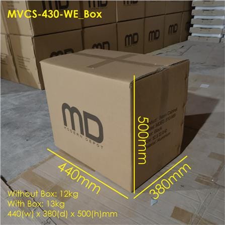 MD COUNTER WASHBASIN MVCS-430-WE WHITE