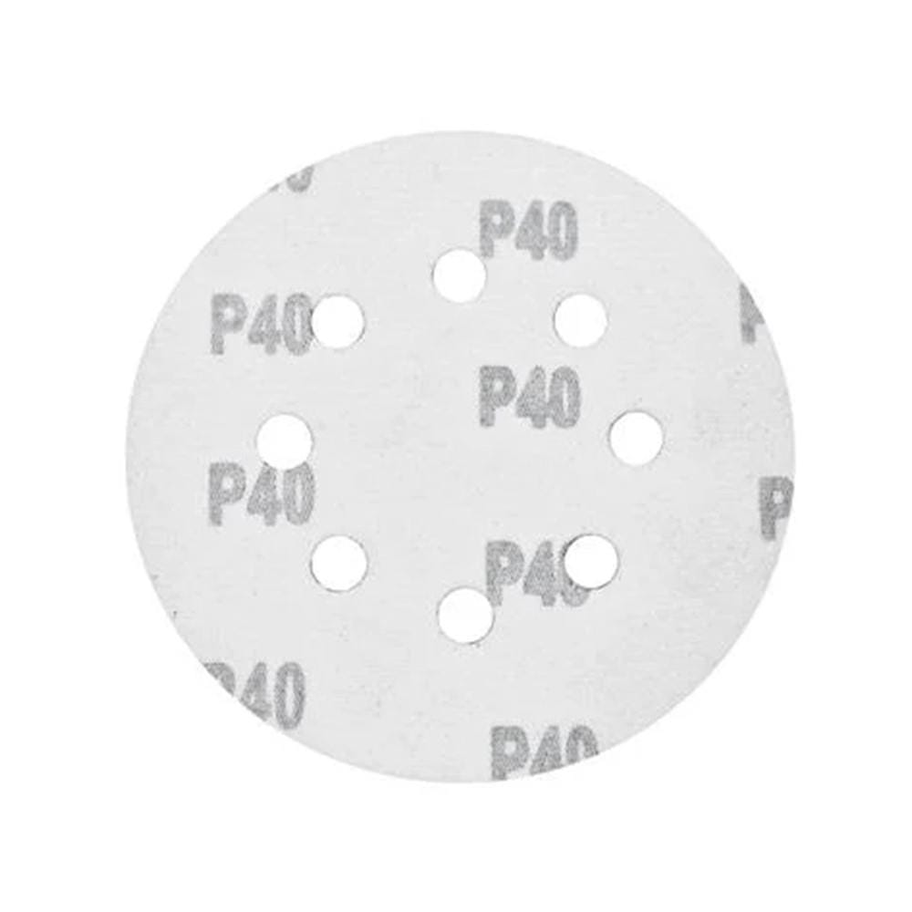 MATALL VELCO SANDING DISC (WITH 8 HOLES) 5" 40-G 5PCS/PCK