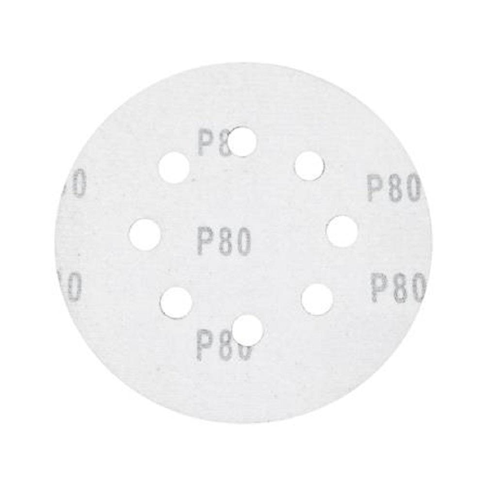 MATALL VELCO SANDING DISC (WITH 8 HOLES) 5" 80-G 5PCS/PCK