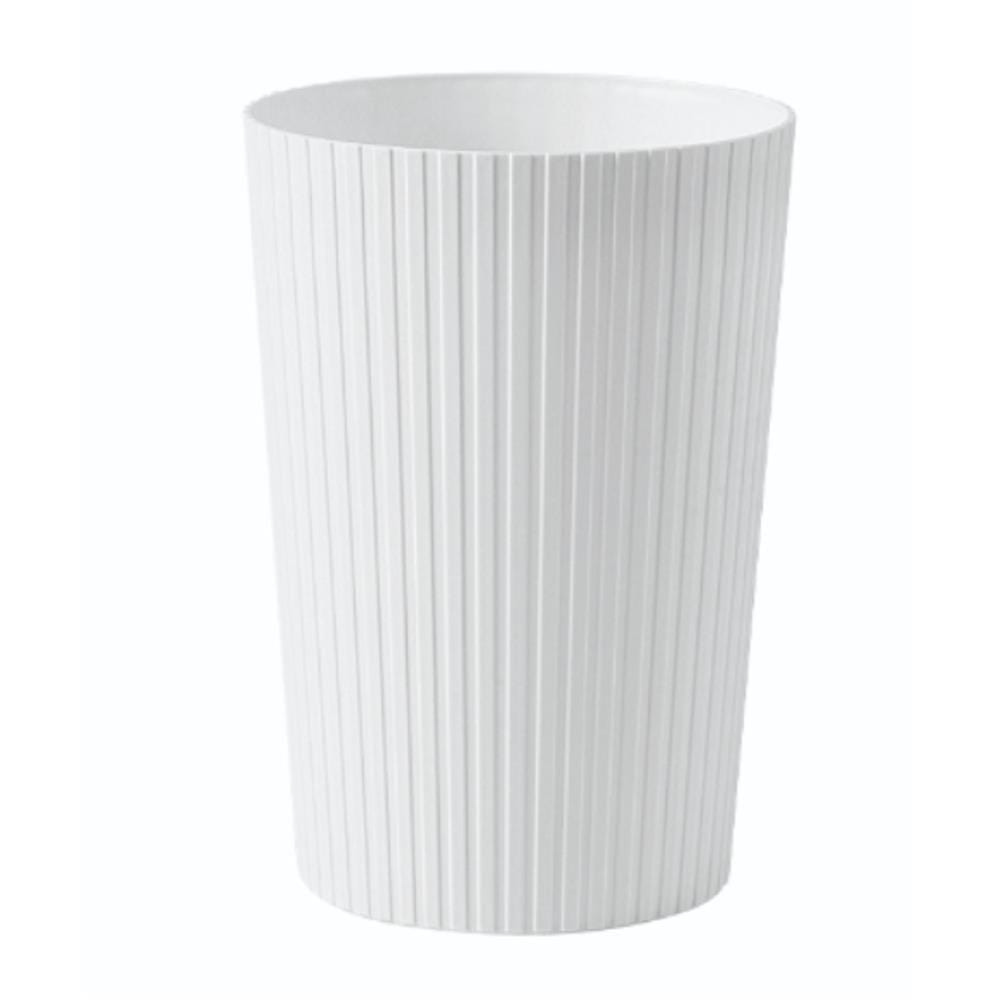 DUSTBIN ROUND CURVY ACCO 10L WHITE