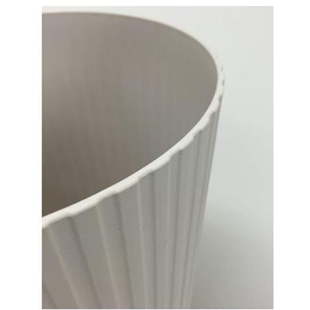 DUSTBIN ROUND CURVY ACCO 10L WHITE