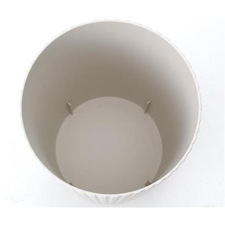 DUSTBIN ROUND CURVY ACCO 10L WHITE