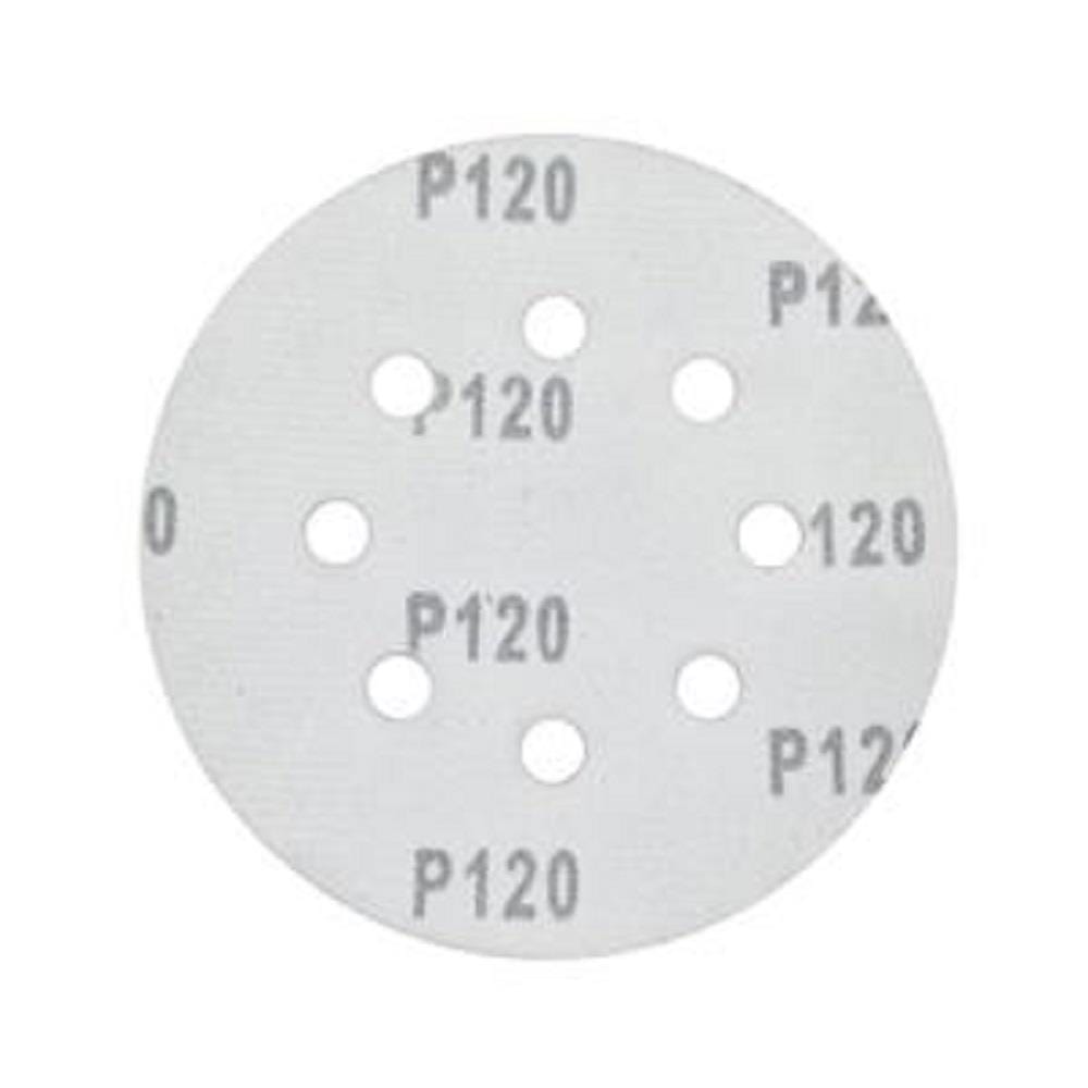 MATALL VELCO SANDING DISC (WITH 8 HOLES) 5" 120-G 5PCS/PCK