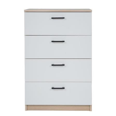 CHEST OF 4 DRAWERS FURDINI AMORE WHITE OAK/WHITE [EXCLUSIVE FROM HOMEPRO THAILAND]