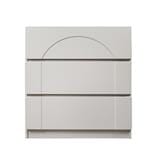 CHEST OF 3 DRAWERS FURDINI CURVE 80CM GREY [EXCLUSIVE FROM HOMEPRO THAILAND]