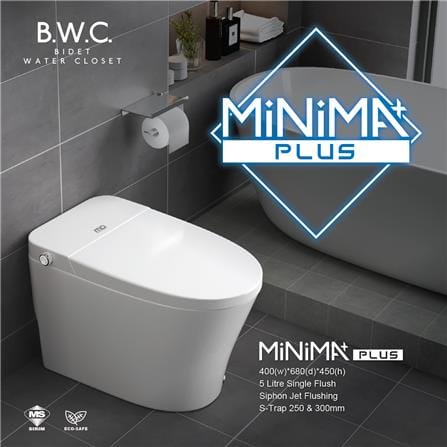 MD 1P TOILET MINIMA PLUS 250 5L WHITE