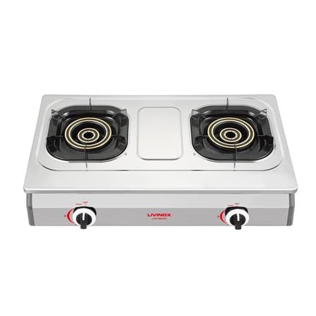 LIVINOX STAINLESS STEEL GAS STOVE LGS-886SSG 2BURNER 5.6KW