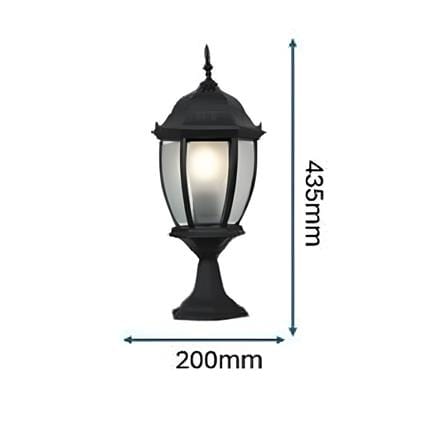 PRE-ORDER BRIGHT OBJECTIVES GATE LAMP 8818/S 435MM E27 BLACK