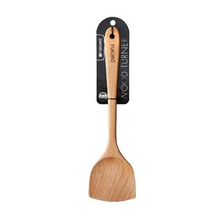FUKURO WOOD LADLE SOLID TURNER 34CM HH 0404