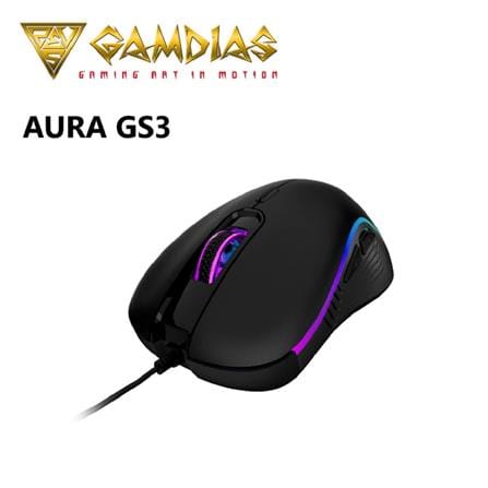 GAMDIAS MULTICOLOR OPTICAL GAMING MOUSE AURA GS3