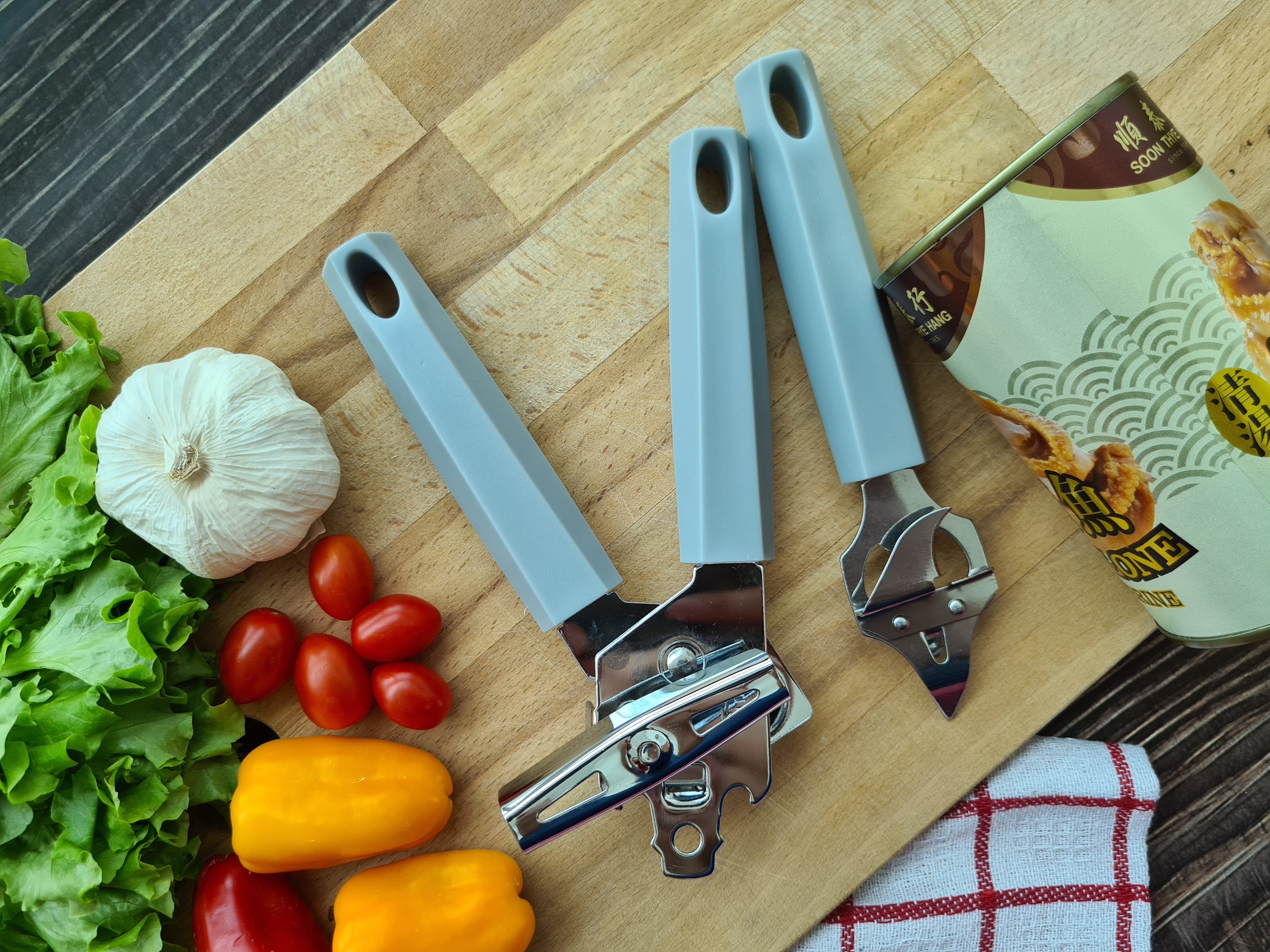 FUKURO STAINLESS STEEL MULTI PURPOSE CAN OPENER HH 0373