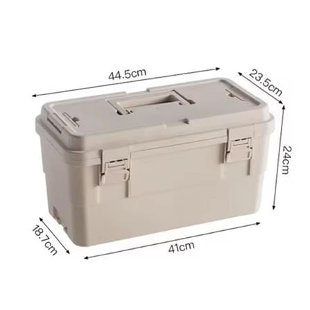 STORAGE GLAM 2033 44.5X23.7X23.6CM BEIGE