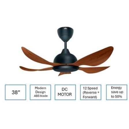 DEKA CEILING FAN GENO 38 5BLADES 38" OAK