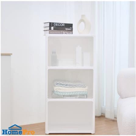 4 TIER DRAWER CATE STACKO 51X35X134CM WHITE