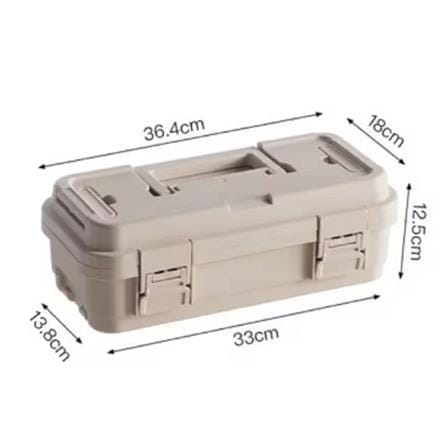 STORAGE GLAM 2031 36.5X18X12.7CM BEIGE
